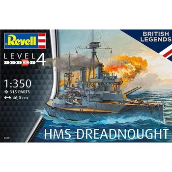 Plastikový model Revell HMS Dreadnought 1:350