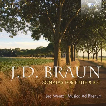 Zahraniční hudba J.D. BRAUN Sonatas for Flute and B.c. (4CD) (Musica Ad Rhenum, Jed Wentz)