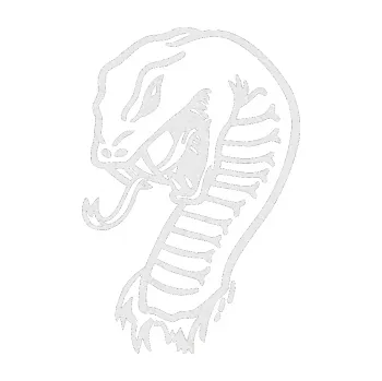 Samolepící dekorace SAMOLEPKA Cobra levá (84 - Ultra Metalic bílá) NA AUTO, NÁLEPKA, FÓLIE, POLEP, TUNING, VLASTNÍ TEXT, TISK, AUTOSAMOLEPKY.cz, POLEPY, OBRÁZEK, LOGO, SAMOLEPKY