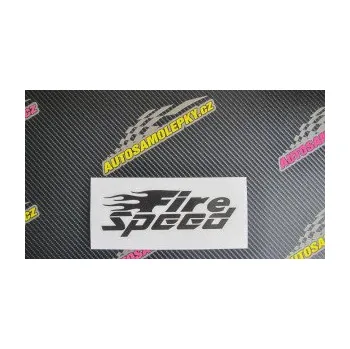 Polep vozidla SAMOLEPKA Fire speed nápis s plameny (10 - červená) NA AUTO, NÁLEPKA, FÓLIE, POLEP, TUNING, VLASTNÍ TEXT, TISK, AUTOSAMOLEPKY.cz, POLEPY, OBRÁZEK, LOGO, SAMOLEPKY