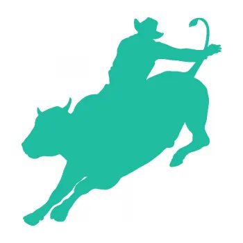Samolepící dekorace SAMOLEPKA Rodeo 001 levá kovboj s býkem (25 - tyrkysová) NA AUTO, NÁLEPKA, FÓLIE, POLEP, TUNING, VLASTNÍ TEXT, TISK, AUTOSAMOLEPKY.cz, POLEPY, OBRÁZEK, LOGO, SAMOLEPKY
