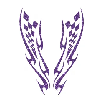 Polep vozidla SAMOLEPKA Kapota 031 šachovnice (87 - Ultra Metalic fialová) NA AUTO, NÁLEPKA, FÓLIE, POLEP, TUNING, VLASTNÍ TEXT, TISK, AUTOSAMOLEPKY.cz, POLEPY, OBRÁZEK, LOGO, SAMOLEPKY