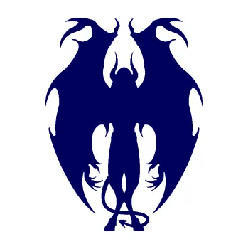 Samolepící dekorace SAMOLEPKA Démon 001 (23 - tmavě modrá) NA AUTO, NÁLEPKA, FÓLIE, POLEP, TUNING, VLASTNÍ TEXT, TISK, AUTOSAMOLEPKY.cz, POLEPY, OBRÁZEK, LOGO, SAMOLEPKY