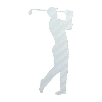 Polep vozidla SAMOLEPKA Golfista 001 pravá (51 - 3D karbon bílý) NA AUTO, NÁLEPKA, FÓLIE, POLEP, TUNING, VLASTNÍ TEXT, TISK, AUTOSAMOLEPKY.cz, POLEPY, OBRÁZEK, LOGO, SAMOLEPKY