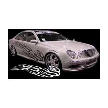 Polep vozidla SAMOLEPKA Samolepka na bok plameny 137 (03 - světle modrá) NA AUTO, NÁLEPKA, FÓLIE, POLEP, TUNING, VLASTNÍ TEXT, TISK, AUTOSAMOLEPKY.cz, POLEPY, OBRÁZEK, LOGO, SAMOLEPKY