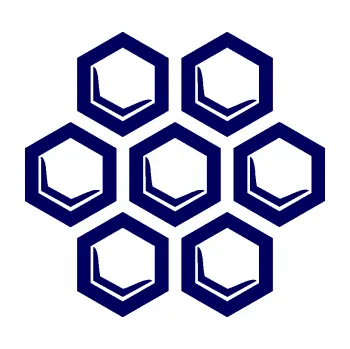 Samolepící dekorace SAMOLEPKA Plástve 001 levá (23 - tmavě modrá) NA AUTO, NÁLEPKA, FÓLIE, POLEP, TUNING, VLASTNÍ TEXT, TISK, AUTOSAMOLEPKY.cz, POLEPY, OBRÁZEK, LOGO, SAMOLEPKY