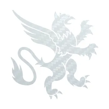 Samolepící dekorace SAMOLEPKA Lev heraldika 003 pravá (51 - 3D karbon bílý) NA AUTO, NÁLEPKA, FÓLIE, POLEP, TUNING, VLASTNÍ TEXT, TISK, AUTOSAMOLEPKY.cz, POLEPY, OBRÁZEK, LOGO, SAMOLEPKY