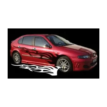 Polep vozidla SAMOLEPKA Samolepka na bok plameny 066 (04 - zelená kawasaki) NA AUTO, NÁLEPKA, FÓLIE, POLEP, TUNING, VLASTNÍ TEXT, TISK, AUTOSAMOLEPKY.cz, POLEPY, OBRÁZEK, LOGO, SAMOLEPKY