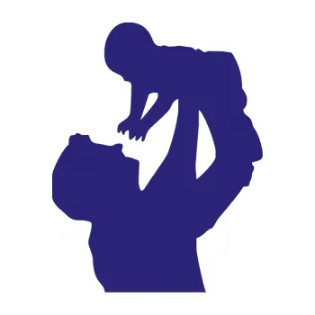 samolepka Dítě v autě 026 pravá miminko v náruči (22 - střední modrá) SAMOLEPKA NA AUTO, NÁLEPKA, FÓLIE, POLEP, TUNING, VLASTNÍ TEXT, TISK, AUTOSAMOLEPKY.cz, POLEPY, OBRÁZEK, LOGO, 3D STICKERS