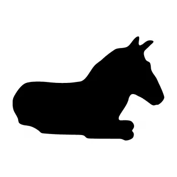 Samolepící dekorace SAMOLEPKA Kůň 017 pravá ležící (01 - černá) NA AUTO, NÁLEPKA, FÓLIE, POLEP, TUNING, VLASTNÍ TEXT, TISK, AUTOSAMOLEPKY.cz, POLEPY, OBRÁZEK, LOGO, SAMOLEPKY