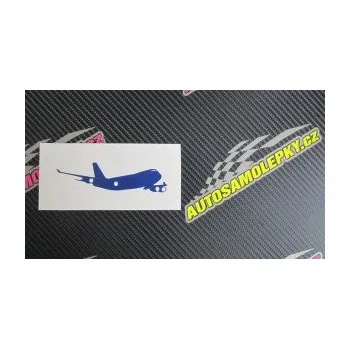 Polep vozidla SAMOLEPKA Letadlo 012 pravá (10 - červená) NA AUTO, NÁLEPKA, FÓLIE, POLEP, TUNING, VLASTNÍ TEXT, TISK, AUTOSAMOLEPKY.cz, POLEPY, OBRÁZEK, LOGO, SAMOLEPKY