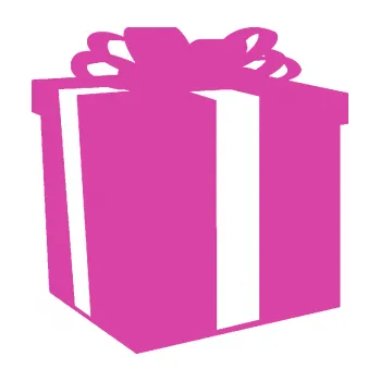 Samolepící dekorace Dárek 001 krabice s mašlí (16 - růžová) SAMOLEPKA NA AUTO, NÁLEPKA, FÓLIE, POLEP, TUNING, VLASTNÍ TEXT, TISK, AUTOSAMOLEPKY.cz, POLEPY, OBRÁZEK, LOGO, 3D STICKERS