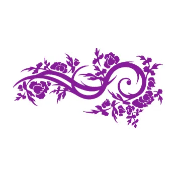 Samolepící dekorace Květina dekor 013 levá (14 - fialová) SAMOLEPKA NA AUTO, NÁLEPKA, FÓLIE, POLEP, TUNING, VLASTNÍ TEXT, TISK, AUTOSAMOLEPKY.cz, POLEPY, OBRÁZEK, LOGO, 3D STICKERS