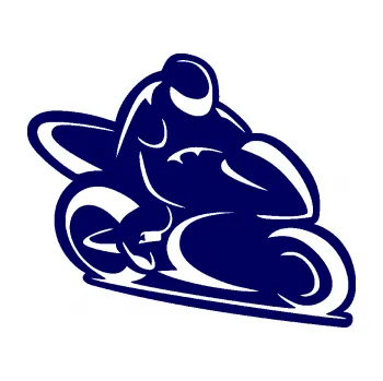 Samolepící dekorace SAMOLEPKA Motorkář 011 pravá (23 - tmavě modrá) NA AUTO, NÁLEPKA, FÓLIE, POLEP, TUNING, VLASTNÍ TEXT, TISK, AUTOSAMOLEPKY.cz, POLEPY, OBRÁZEK, LOGO, SAMOLEPKY