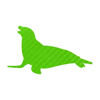 Samolepící dekorace SAMOLEPKA Lachtan 002 levá (58 - 3D karbon zelený kawasaki) NA AUTO, NÁLEPKA, FÓLIE, POLEP, TUNING, VLASTNÍ TEXT, TISK, AUTOSAMOLEPKY.cz, POLEPY, OBRÁZEK, LOGO, SAMOLEPKY