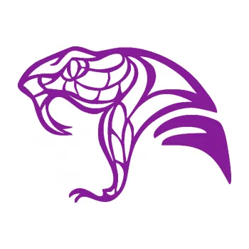 Samolepící dekorace Cobra 003 levá (14 - fialová) SAMOLEPKA NA AUTO, NÁLEPKA, FÓLIE, POLEP, TUNING, VLASTNÍ TEXT, TISK, AUTOSAMOLEPKY.cz, POLEPY, OBRÁZEK, LOGO, 3D STICKERS