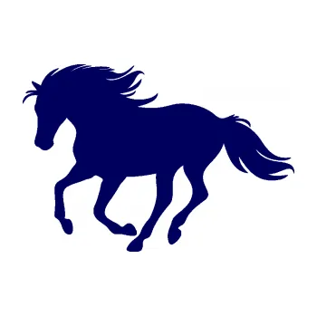 Samolepící dekorace SAMOLEPKA Kůň 071 levá běžící (23 - tmavě modrá) NA AUTO, NÁLEPKA, FÓLIE, POLEP, TUNING, VLASTNÍ TEXT, TISK, AUTOSAMOLEPKY.cz, POLEPY, OBRÁZEK, LOGO, SAMOLEPKY
