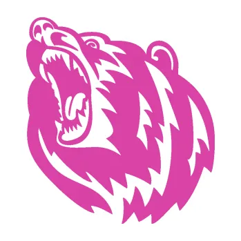 Samolepící dekorace Medvěd 008 levá (16 - růžová) SAMOLEPKA NA AUTO, NÁLEPKA, FÓLIE, POLEP, TUNING, VLASTNÍ TEXT, TISK, AUTOSAMOLEPKY.cz, POLEPY, OBRÁZEK, LOGO, 3D STICKERS