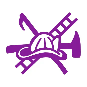 Samolepící dekorace Hasič 005 pravá (14 - fialová) SAMOLEPKA NA AUTO, NÁLEPKA, FÓLIE, POLEP, TUNING, VLASTNÍ TEXT, TISK, AUTOSAMOLEPKY.cz, POLEPY, OBRÁZEK, LOGO, 3D STICKERS