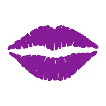 Samolepící dekorace Pusa 001 otisk rtů (14 - fialová) SAMOLEPKA NA AUTO, NÁLEPKA, FÓLIE, POLEP, TUNING, VLASTNÍ TEXT, TISK, AUTOSAMOLEPKY.cz, POLEPY, OBRÁZEK, LOGO, 3D STICKERS