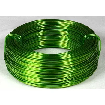 Vázací drát Vázací drátek alu. - 1 mm x 24 m, 100 g, jablkový