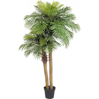 umělá květina Luxusní umělá palma PHOENIX PALMA DVOJITÁ S KVĚTINÁČEM, 195 cm