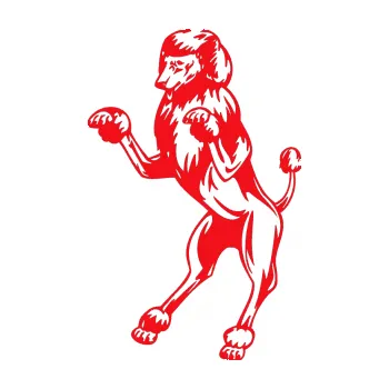 Polep vozidla SAMOLEPKA Pes 023 levá Pudl (10 - červená) NA AUTO, NÁLEPKA, FÓLIE, POLEP, TUNING, VLASTNÍ TEXT, TISK, AUTOSAMOLEPKY.cz, POLEPY, OBRÁZEK, LOGO, SAMOLEPKY