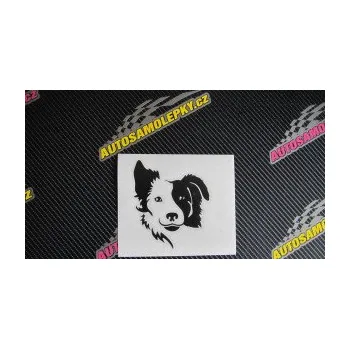 Polep vozidla Pes 099 levá Border kolie (12 - zelená) SAMOLEPKA NA AUTO, NÁLEPKA, FÓLIE, POLEP, TUNING, VLASTNÍ TEXT, TISK, AUTOSAMOLEPKY.cz, POLEPY, OBRÁZEK, LOGO, 3D STICKERS
