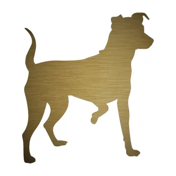 Polep vozidla SAMOLEPKA Pes 075 pravá Pražský krysařík (64 - škrábaný kov zlatý) NA AUTO, NÁLEPKA, FÓLIE, POLEP, TUNING, VLASTNÍ TEXT, TISK, AUTOSAMOLEPKY.cz, POLEPY, OBRÁZEK, LOGO, SAMOLEPKY