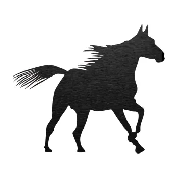 Samolepící dekorace SAMOLEPKA Kůň 010 pravá (63 - škrábaný kov černý) NA AUTO, NÁLEPKA, FÓLIE, POLEP, TUNING, VLASTNÍ TEXT, TISK, AUTOSAMOLEPKY.cz, POLEPY, OBRÁZEK, LOGO, SAMOLEPKY