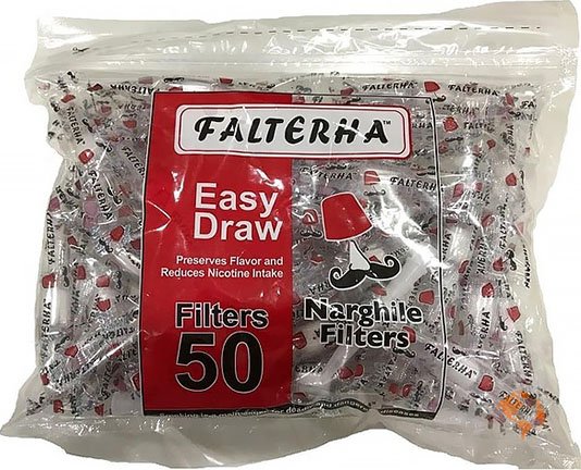 Falterha náustek s filtrem pro vodní dýmky Easy Draw - bag 50 ks
