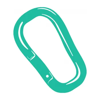 Samolepící dekorace SAMOLEPKA Karabina 001 levá alpinismus (25 - tyrkysová) NA AUTO, NÁLEPKA, FÓLIE, POLEP, TUNING, VLASTNÍ TEXT, TISK, AUTOSAMOLEPKY.cz, POLEPY, OBRÁZEK, LOGO, SAMOLEPKY