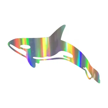 Samolepící dekorace Kosatka 001 levá (93 - Holografická) SAMOLEPKA NA AUTO, NÁLEPKA, FÓLIE, POLEP, TUNING, VLASTNÍ TEXT, TISK, AUTOSAMOLEPKY.cz, POLEPY, OBRÁZEK, LOGO, 3D STICKERS