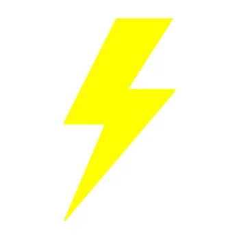 samolepka Blesk 002 elektřina (05 - žlutá citron) SAMOLEPKA NA AUTO, NÁLEPKA, FÓLIE, POLEP, TUNING, VLASTNÍ TEXT, TISK, AUTOSAMOLEPKY.cz, POLEPY, OBRÁZEK, LOGO, 3D STICKERS