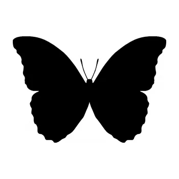 Samolepící dekorace Motýl 008 (01 - černá) SAMOLEPKA NA AUTO, NÁLEPKA, FÓLIE, POLEP, TUNING, VLASTNÍ TEXT, TISK, AUTOSAMOLEPKY.cz, POLEPY, OBRÁZEK, LOGO, 3D STICKERS