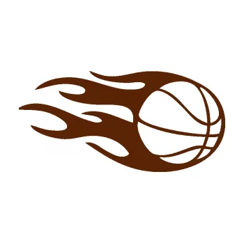 Samolepicí dekorace na vozidlo Basketbalový míč 003 pravá v plamenech (15 - hnědá) SAMOLEPKA NA AUTO, NÁLEPKA, FÓLIE, POLEP, TUNING, VLASTNÍ TEXT, TISK, AUTOSAMOLEPKY.cz, POLEPY, OBRÁZEK, LOGO, 3D STICKERS