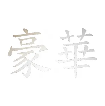 Polep vozidla SAMOLEPKA Čínský znak Deluxe (82 - odrazková reflexní bílá) NA AUTO, NÁLEPKA, FÓLIE, POLEP, TUNING, VLASTNÍ TEXT, TISK, AUTOSAMOLEPKY.cz, POLEPY, OBRÁZEK, LOGO, SAMOLEPKY