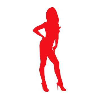 Polep vozidla SAMOLEPKA Erotická žena 007 pravá (10 - červená) NA AUTO, NÁLEPKA, FÓLIE, POLEP, TUNING, VLASTNÍ TEXT, TISK, AUTOSAMOLEPKY.cz, POLEPY, OBRÁZEK, LOGO, SAMOLEPKY