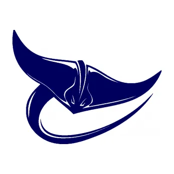 Samolepící dekorace SAMOLEPKA Rejnok 001 pravá (23 - tmavě modrá) NA AUTO, NÁLEPKA, FÓLIE, POLEP, TUNING, VLASTNÍ TEXT, TISK, AUTOSAMOLEPKY.cz, POLEPY, OBRÁZEK, LOGO, SAMOLEPKY