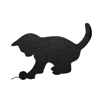 Samolepící dekorace SAMOLEPKA Kočka 002 levá (63 - škrábaný kov černý) NA AUTO, NÁLEPKA, FÓLIE, POLEP, TUNING, VLASTNÍ TEXT, TISK, AUTOSAMOLEPKY.cz, POLEPY, OBRÁZEK, LOGO, SAMOLEPKY