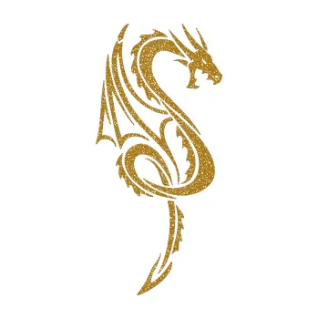 Samolepicí dekorace na vozidlo Dragon 042 pravá (92 - Ultra Metalic zlatá) SAMOLEPKA NA AUTO, NÁLEPKA, FÓLIE, POLEP, TUNING, VLASTNÍ TEXT, TISK, AUTOSAMOLEPKY.cz, POLEPY, OBRÁZEK, LOGO, 3D STICKERS