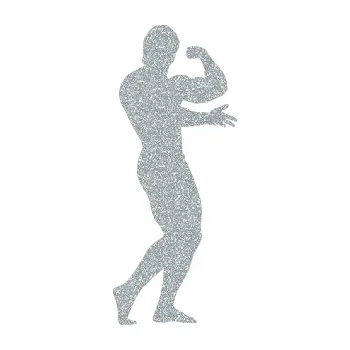 Polep vozidla Kulturista 001 pravá (91 - Ultra Metalic stříbrná metalíza) SAMOLEPKA NA AUTO, NÁLEPKA, FÓLIE, POLEP, TUNING, VLASTNÍ TEXT, TISK, AUTOSAMOLEPKY.cz, POLEPY, OBRÁZEK, LOGO, 3D STICKERS