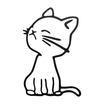 Samolepící dekorace SAMOLEPKA Kočka 016 levá (63 - škrábaný kov černý) NA AUTO, NÁLEPKA, FÓLIE, POLEP, TUNING, VLASTNÍ TEXT, TISK, AUTOSAMOLEPKY.cz, POLEPY, OBRÁZEK, LOGO, SAMOLEPKY