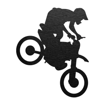 Samolepící dekorace SAMOLEPKA Motorka 020 pravá motokros (63 - škrábaný kov černý) NA AUTO, NÁLEPKA, FÓLIE, POLEP, TUNING, VLASTNÍ TEXT, TISK, AUTOSAMOLEPKY.cz, POLEPY, OBRÁZEK, LOGO, SAMOLEPKY