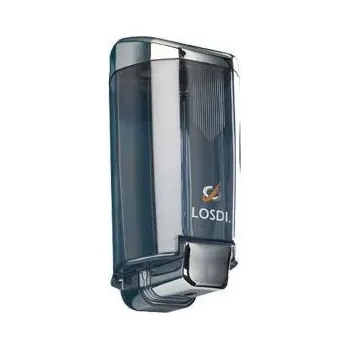 Dávkovač mýdla Dávkovač tekutého mýdla Losdi čirý/pochromovaný plast 1 l