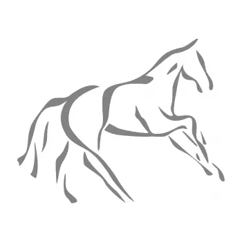 Samolepící dekorace SAMOLEPKA Kůň 024 pravá (17 - šedá) NA AUTO, NÁLEPKA, FÓLIE, POLEP, TUNING, VLASTNÍ TEXT, TISK, AUTOSAMOLEPKY.cz, POLEPY, OBRÁZEK, LOGO, SAMOLEPKY