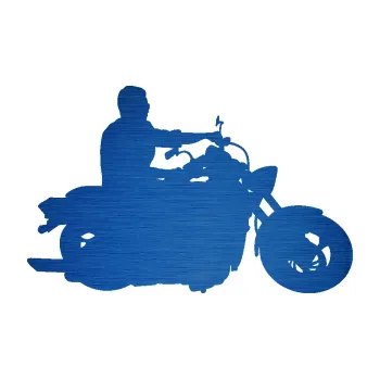 Samolepící dekorace SAMOLEPKA Motorka 049 pravá (65 - škrábaný kov modrý) NA AUTO, NÁLEPKA, FÓLIE, POLEP, TUNING, VLASTNÍ TEXT, TISK, AUTOSAMOLEPKY.cz, POLEPY, OBRÁZEK, LOGO, SAMOLEPKY