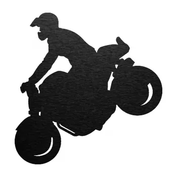 Samolepící dekorace SAMOLEPKA Motorka 044 levá motokros (63 - škrábaný kov černý) NA AUTO, NÁLEPKA, FÓLIE, POLEP, TUNING, VLASTNÍ TEXT, TISK, AUTOSAMOLEPKY.cz, POLEPY, OBRÁZEK, LOGO, SAMOLEPKY