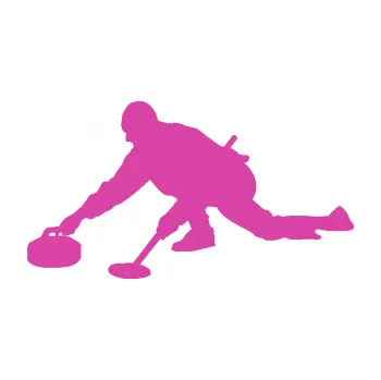 Polep vozidla Curling 003 levá (16 - růžová) SAMOLEPKA NA AUTO, NÁLEPKA, FÓLIE, POLEP, TUNING, VLASTNÍ TEXT, TISK, AUTOSAMOLEPKY.cz, POLEPY, OBRÁZEK, LOGO, 3D STICKERS