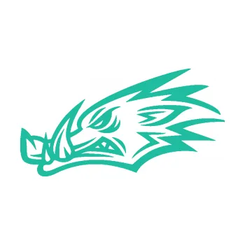 Samolepící dekorace SAMOLEPKA Divoké prase 002 levá kanec hlava (25 - tyrkysová) NA AUTO, NÁLEPKA, FÓLIE, POLEP, TUNING, VLASTNÍ TEXT, TISK, AUTOSAMOLEPKY.cz, POLEPY, OBRÁZEK, LOGO, SAMOLEPKY